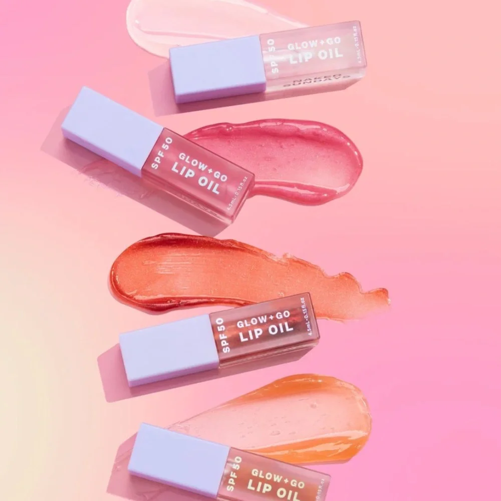 Naked Sundays SPF50 Glow + Go Lip Oil in Watermelon